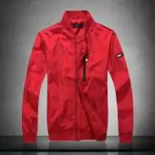 veste neoprene tommy hilfiger red single color